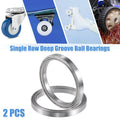 2 Pcs 30x37x4mm Deep Groove Ball Bearings for Cars (6706ZZ)