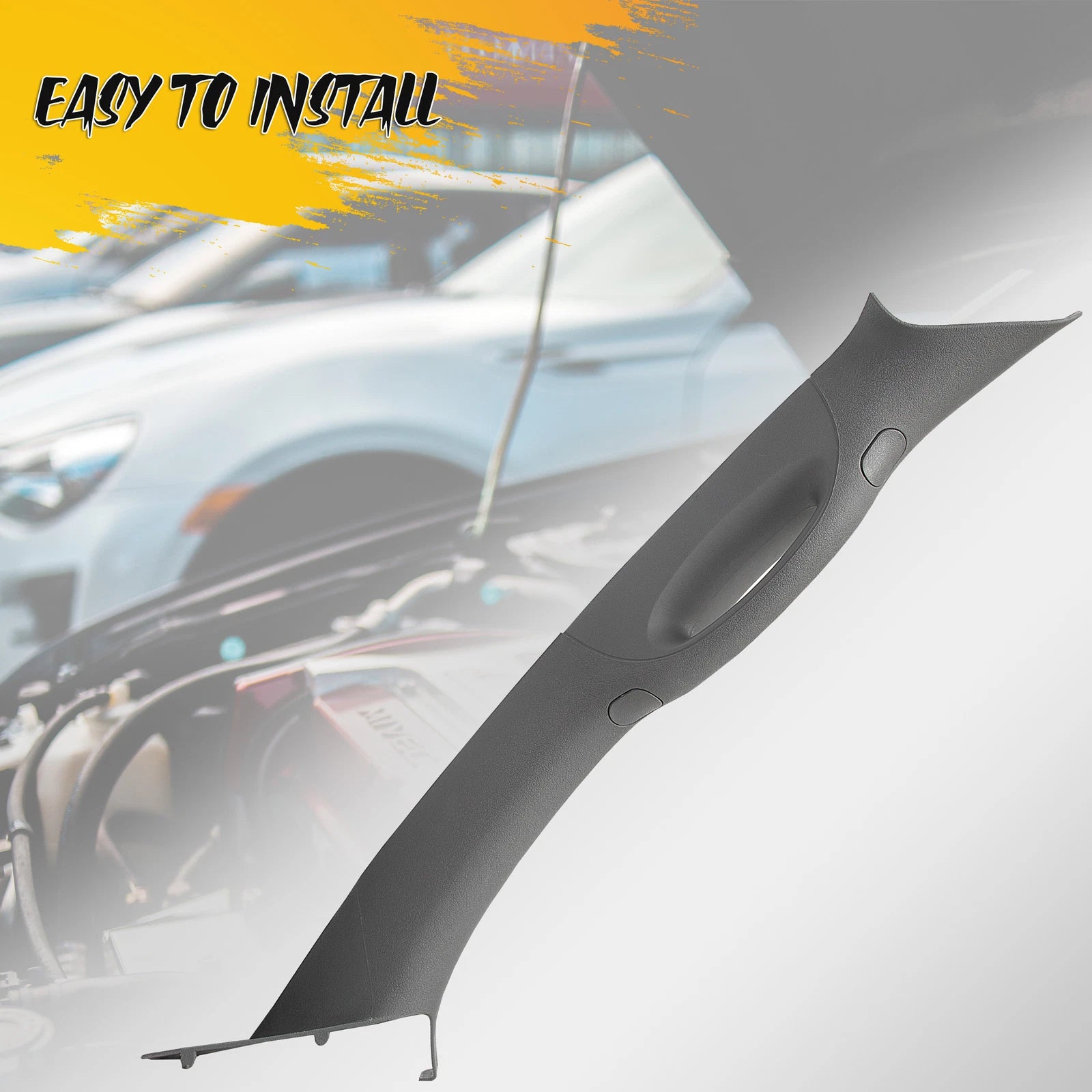 A Pillar Trim Handle for Ford F150 (2004–2008) RH Passenger Side Grey