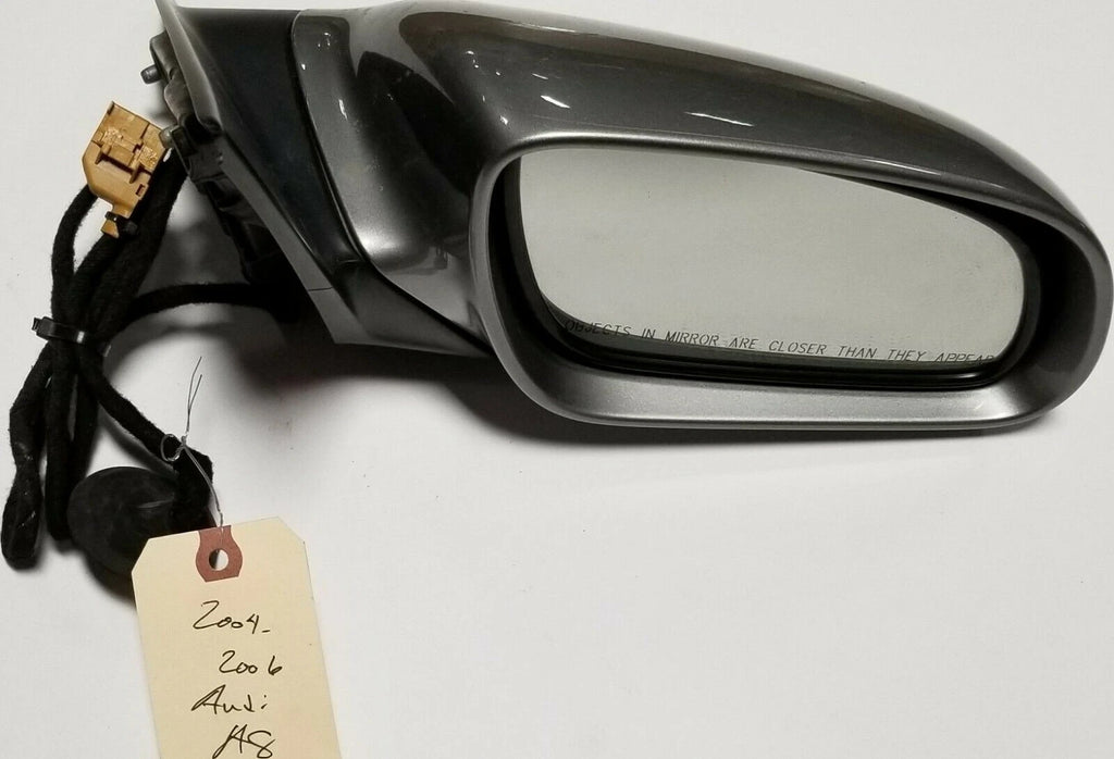 Right Passenger Side View Door Mirror for Audi A8 (2003–2006) - Silver