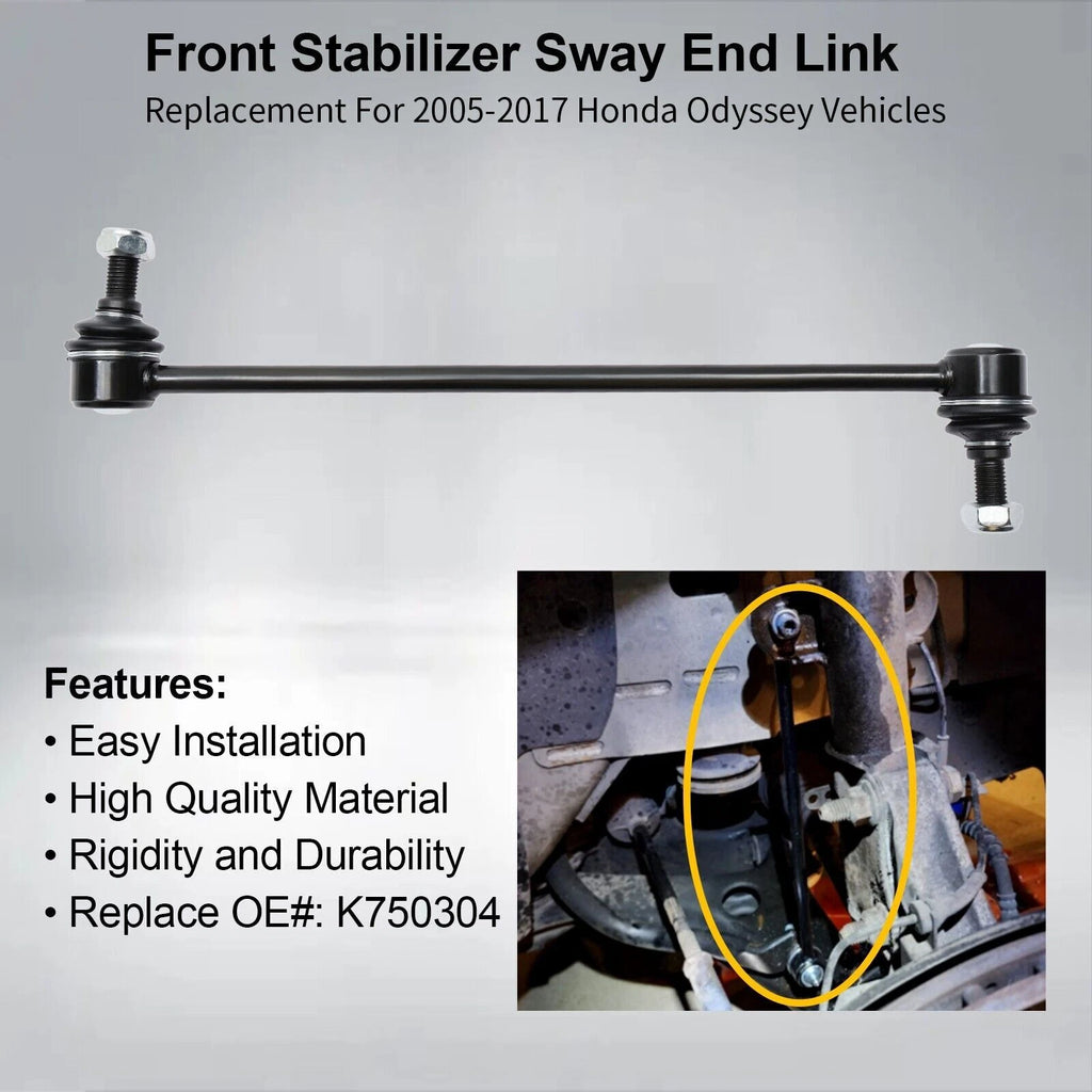 2Pcs Front Stabilizer Sway Bar End Links Kit for Honda Odyssey (2005–2017)
