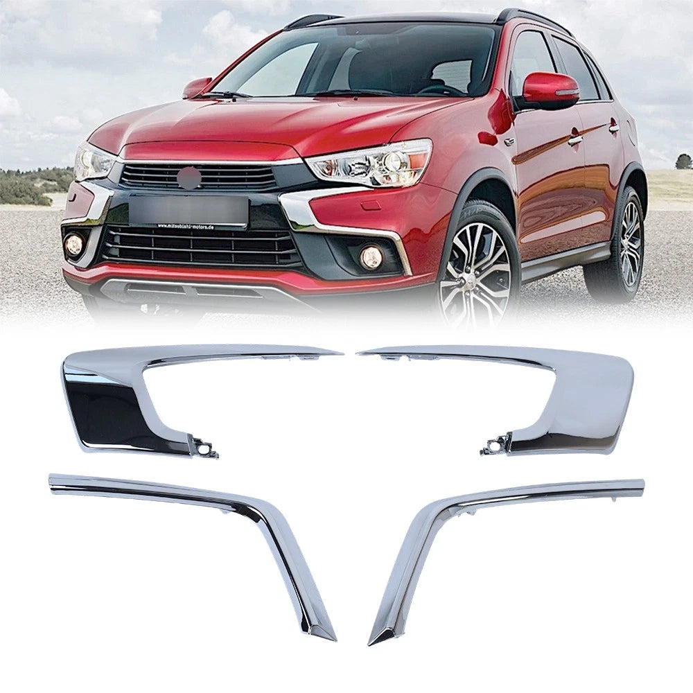 Set of 2 Chrome Trim Moldings for Mitsubishi Outlander Sport (2016–2019)