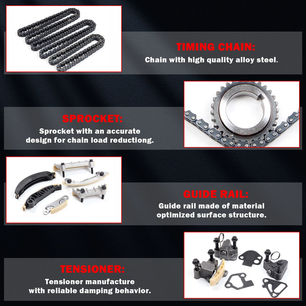 Timing Chain Kit for Buick Enclave, Cadillac CTS (2007-2013)