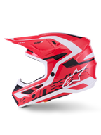 Alpinestars SM7 Offroad Helmet for Trail & Motocross (Small, Red/Black/White)