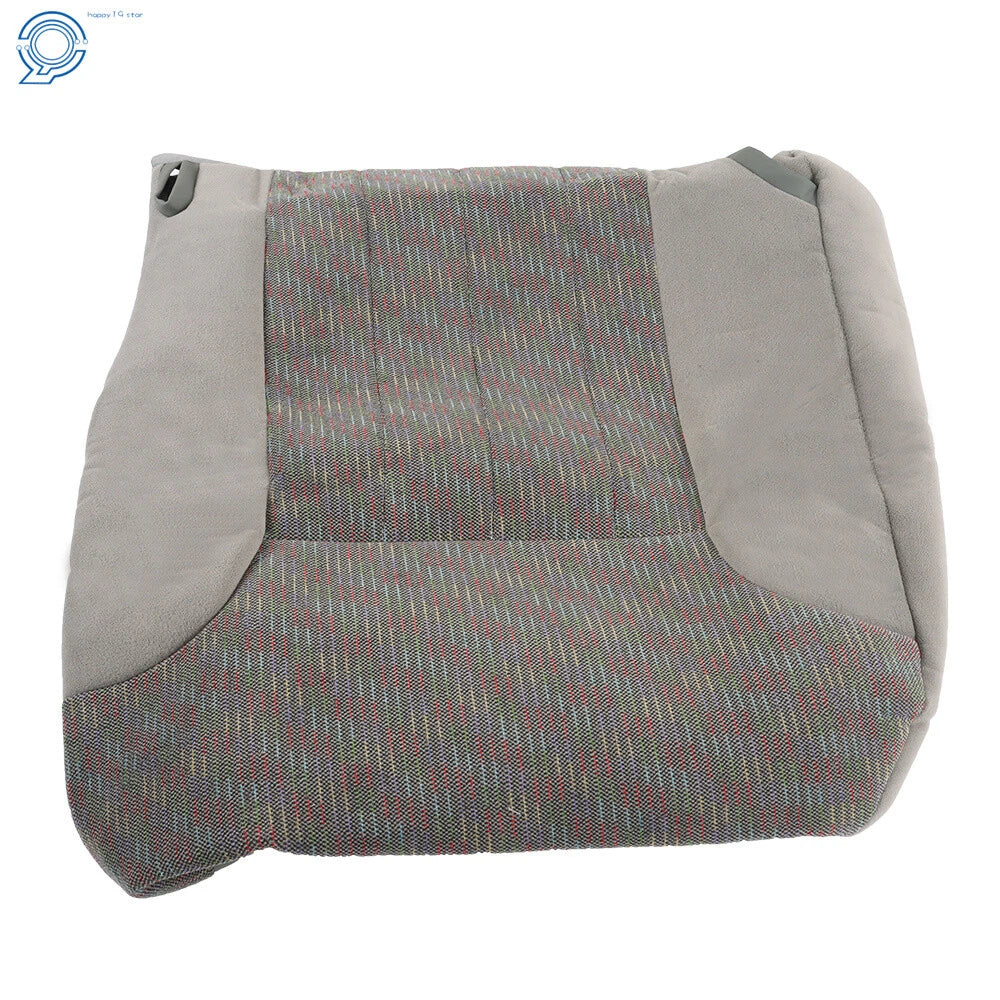 Front Driver Bottom Seat Cover for Dodge Ram 1500 2500 3500 (1994-1997) Gray Cloth