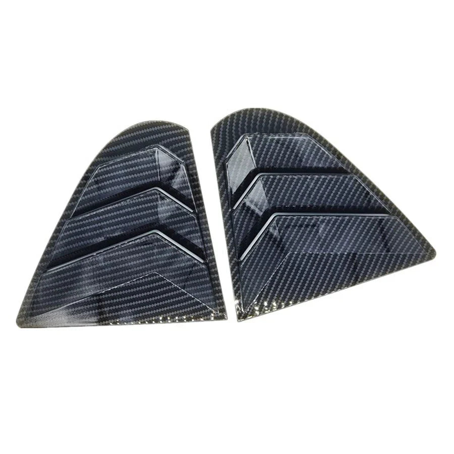 Carbon Fiber Look Quarter Window Louvers for Mitsubishi Lancer EVO (2001-2007)
