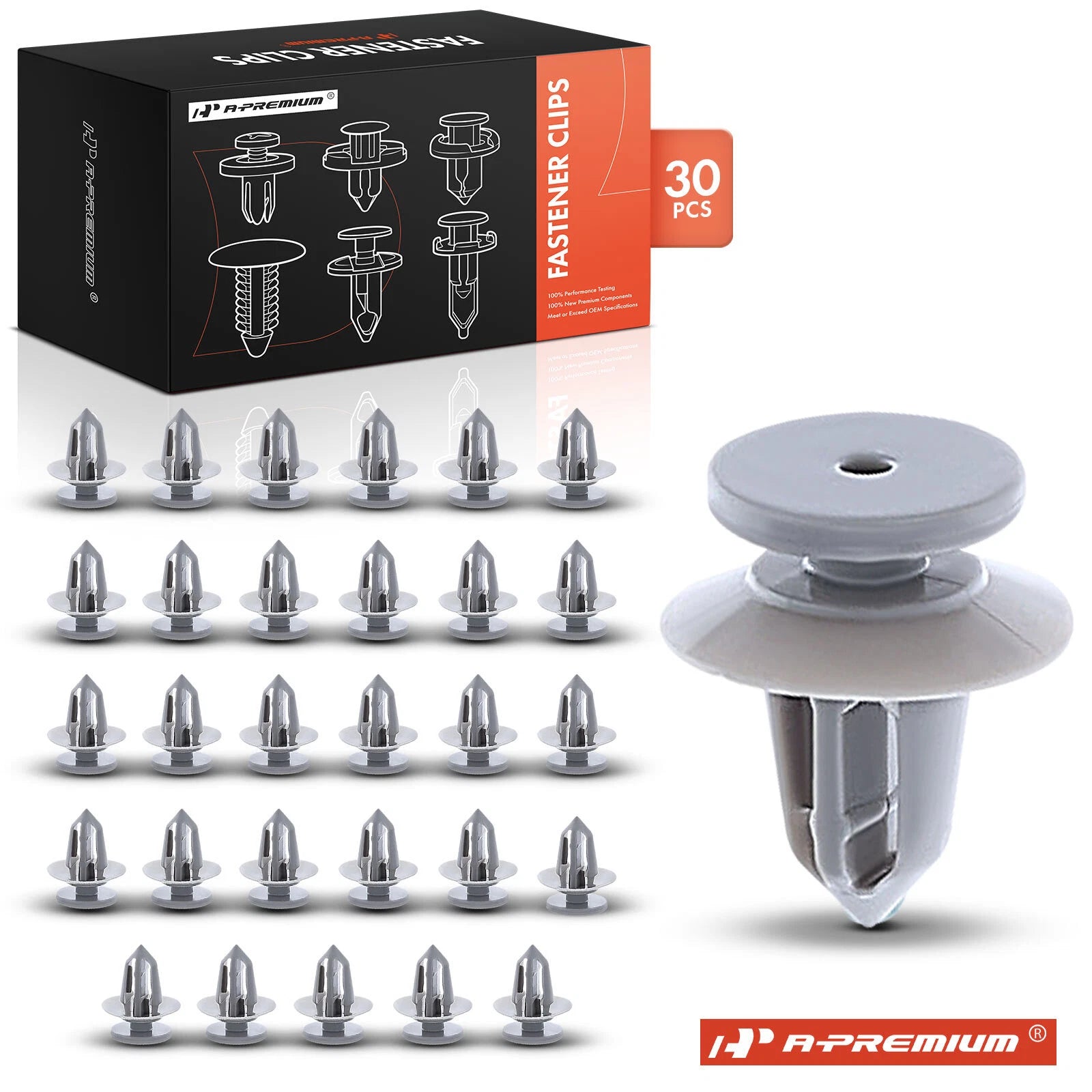 Set of 30 Nylon Clips Door Trim Panel Retainers for Chevy GMC
