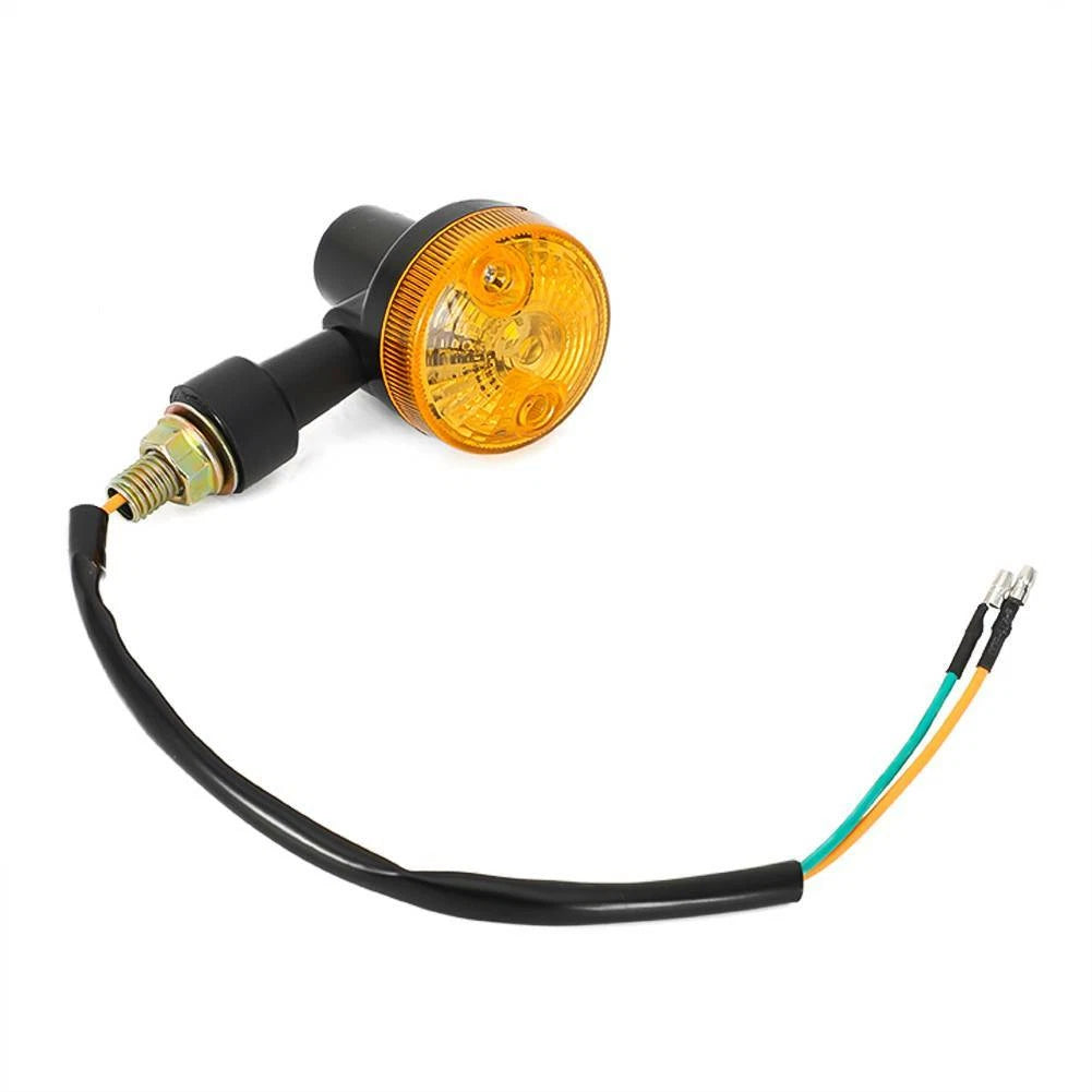 4X 6V Amber LED Indicators Turn Signals Kit for Universal Motorcycles