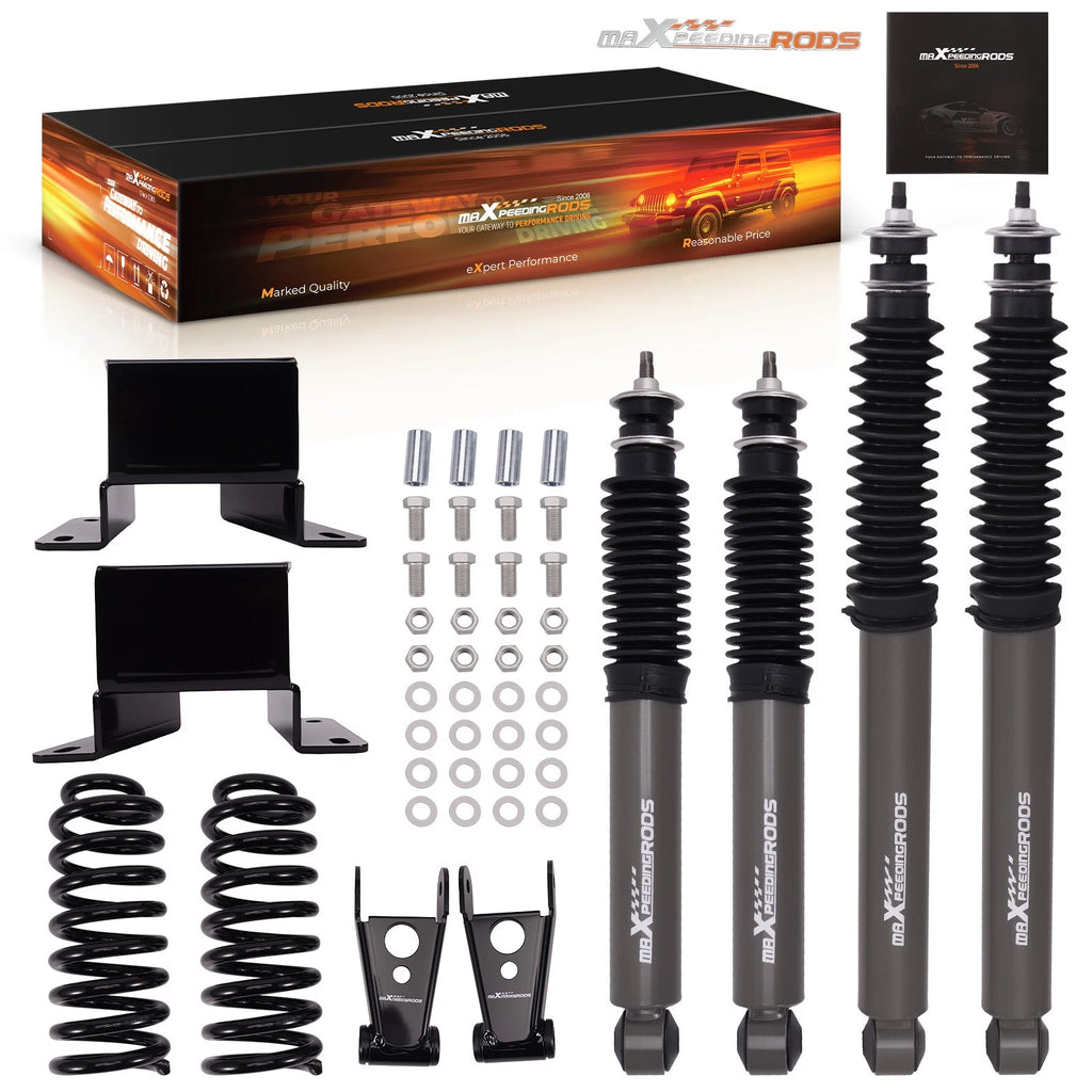 3" Drop Lowering Kit with Shocks for Ford F100 F150 2WD (1973–1979)