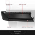 Bumper End Cap for Ford F-150 (2021–2024) Black, Factory Style, w/o Sensor Hole