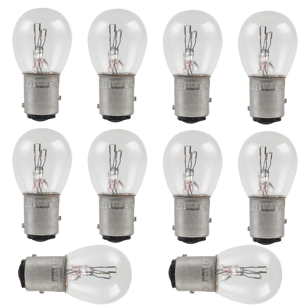 10pcs 6V Tail Light Bulb 1154 21/5W for Honda XL80S (1979–1982)