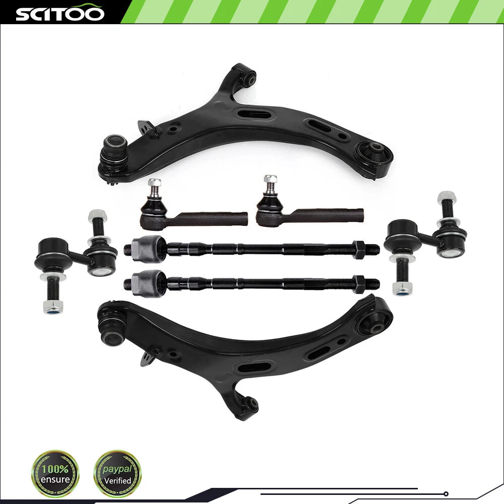 Control Arm with Ball Joints, Tie Rod End, Sway Bar End Link for Subaru Outback (2010–2014)