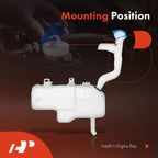 Windshield Washer Reservoir with Pump & Cap for Nissan Frontier (1998-2004)