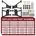 Rear Upper Lower A-Arm Kit for Polaris Sportsman 700 (2003–2007)