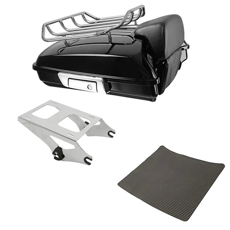 Razor Trunk Chrome Mount Rack for Harley Touring Road Street Glide (2014–2026)
