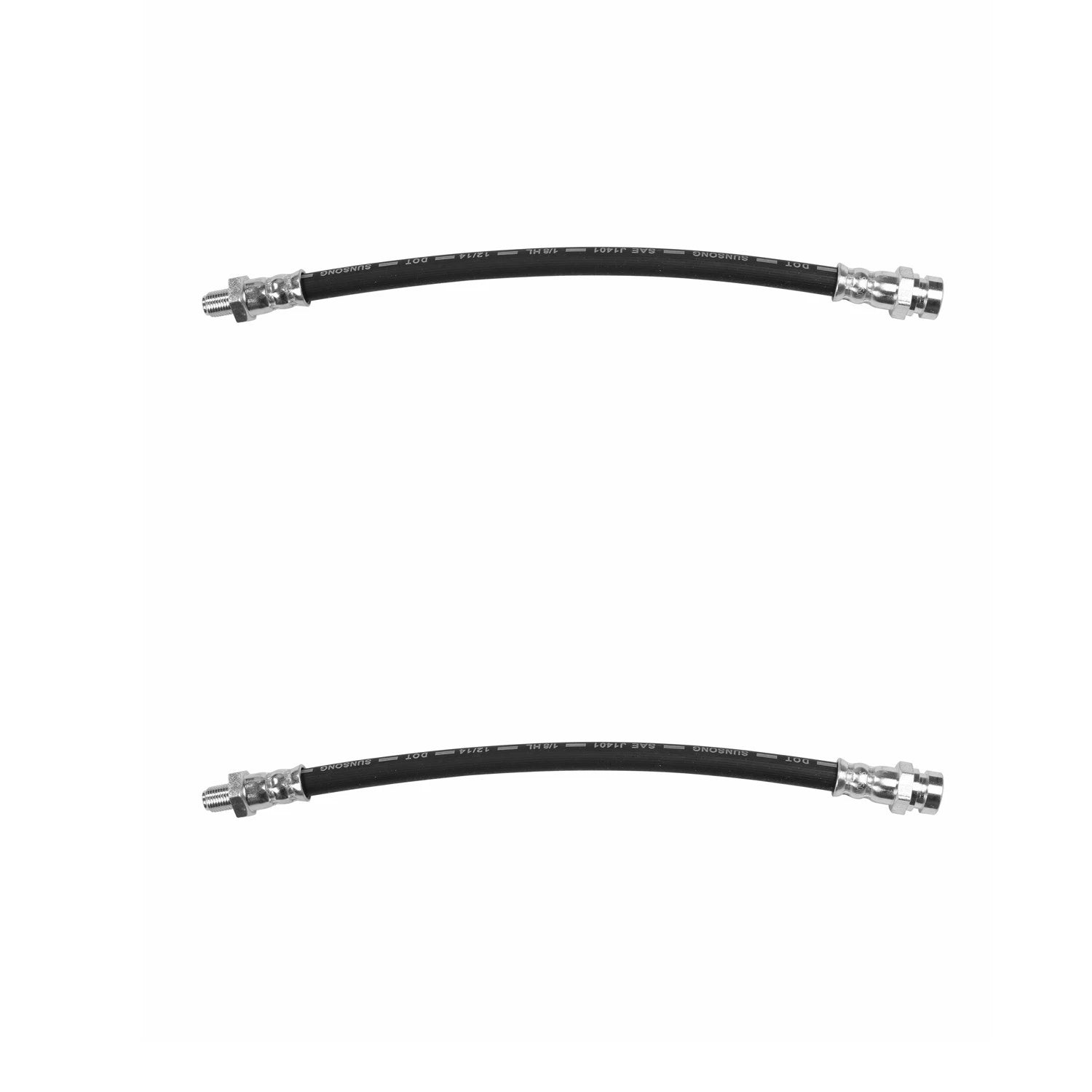 Set of 2 Rear Brake Hydraulic Hoses for Kia Optima, Sonata, XG350 (2001–2010)