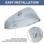 Left Side Mirror Cover Cap for Toyota RAV4 XLE (2019–2025) - White