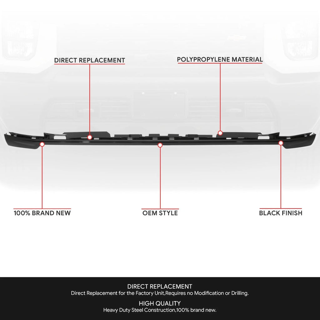 Front Bumper Valance for Silverado 2500 3500 HD (2019–2023)