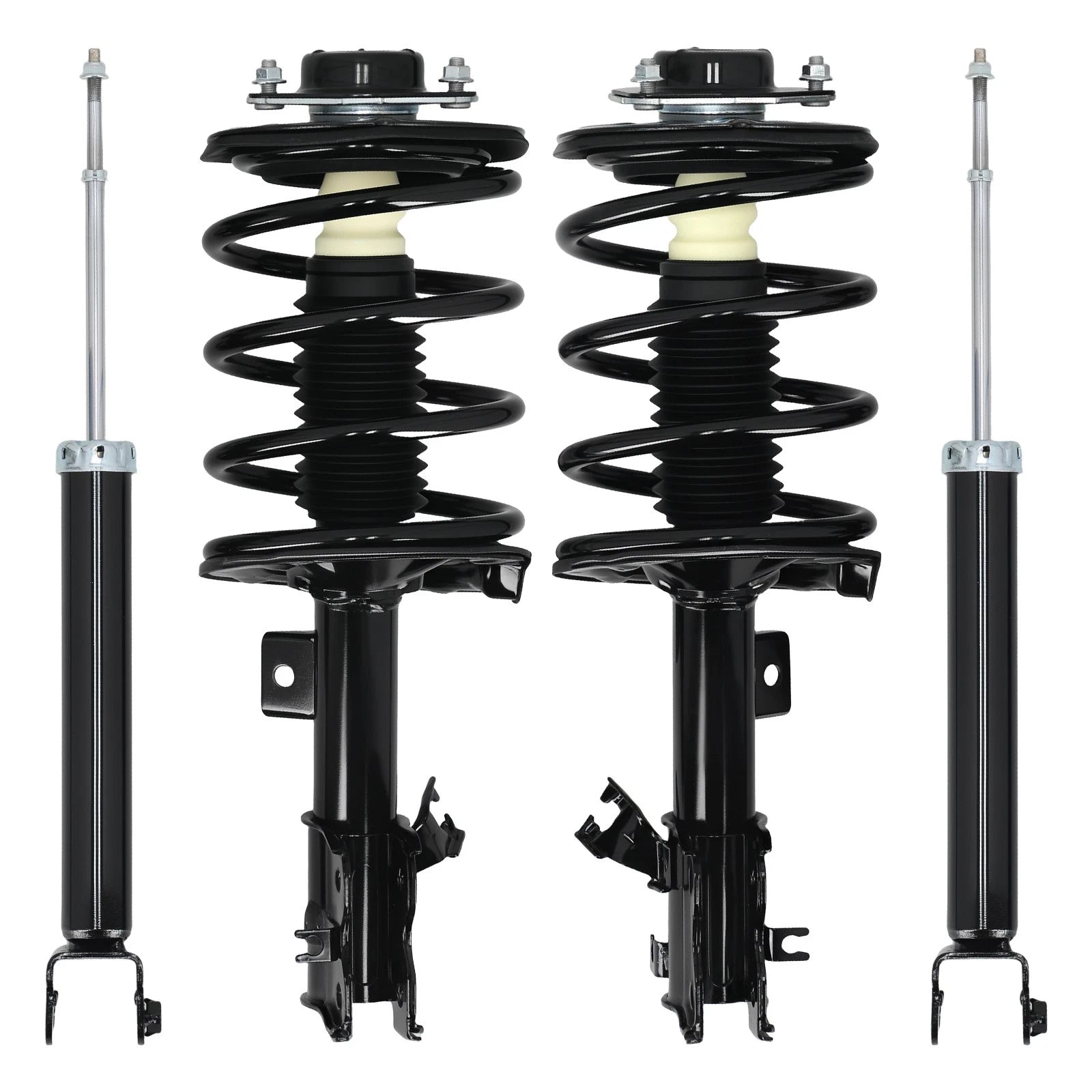 Front Complete Struts w/ Springs & Rear Shocks for Nissan Maxima (2004–2008)