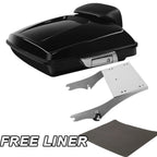 5.5'' Razor Trunk Pad & Mount Rack for Harley Touring Glide (1997–2008)