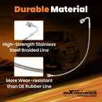 Heavy Duty Extended Brake Lines for Jeep Wrangler (2007-2017)