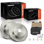 Rear Disc Brake Rotors & Ceramic Pads for Subaru Impreza (2005–2007)