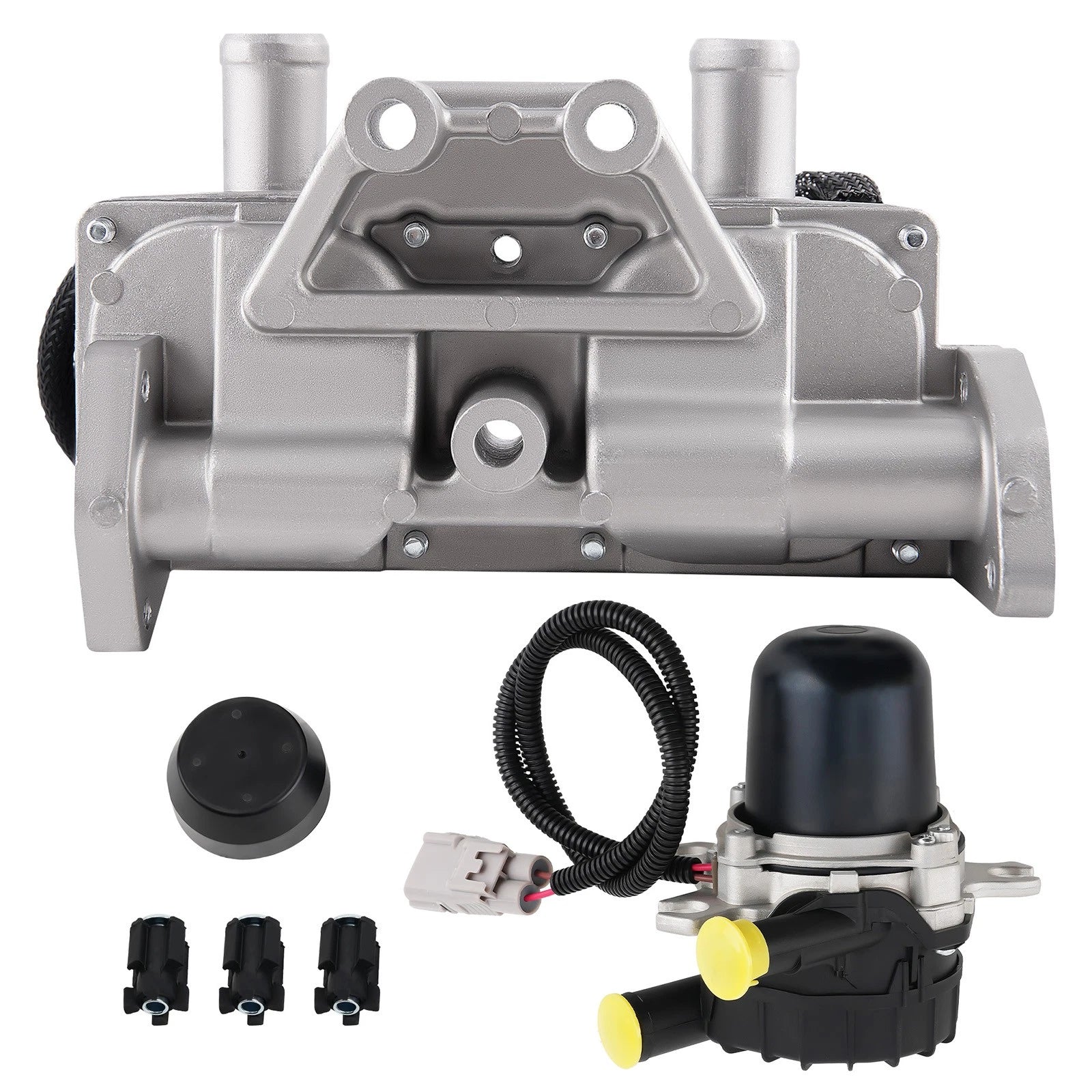 2Pcs Secondary Injection Air Pump & Check Valve for Toyota Sequoia (2001–2007) 176100S010