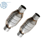 2Pcs 2.5" Universal Catalytic Converter for Chevy Silverado 1500 GMC (2014–2023)