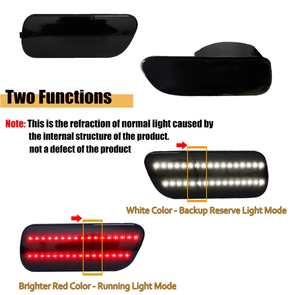 Smoked Lens Rear Backup Reverse Tail Brake Light for Chrysler PT Cruiser (2006–2010)