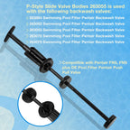 Piston Shaft Assembly for Pentair Multiport Backwash Valve (PVC)