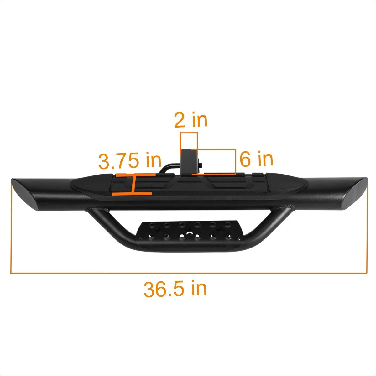 Universal Trailer Towing Hitch Step Bar for 2" Receiver (36.5"W X 3.75")