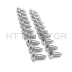 Set of 20 Windshield Hinge Allen Bolts for Jeep CJ YJ TJ Wrangler (1976–2006)