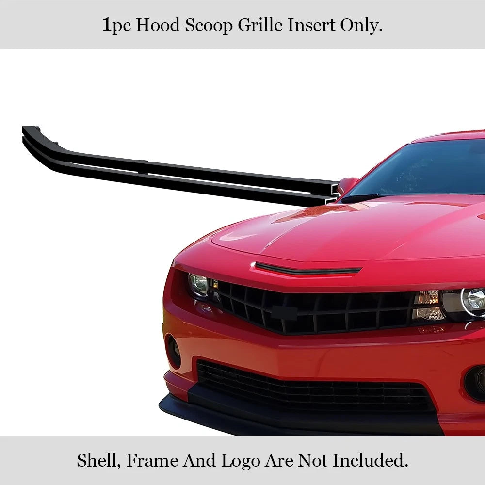 Hood Scoop Grille Insert for Chevy Camaro (2010-2013) Stainless Black