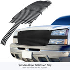 Black Billet Grille Insert for Chevy Avalanche/Silverado 1500/2500 (2003-2006)