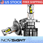 2X H4 LED Headlight Bulbs Kit for NOVSIGHT (32000LM, 6500K, Canbus)