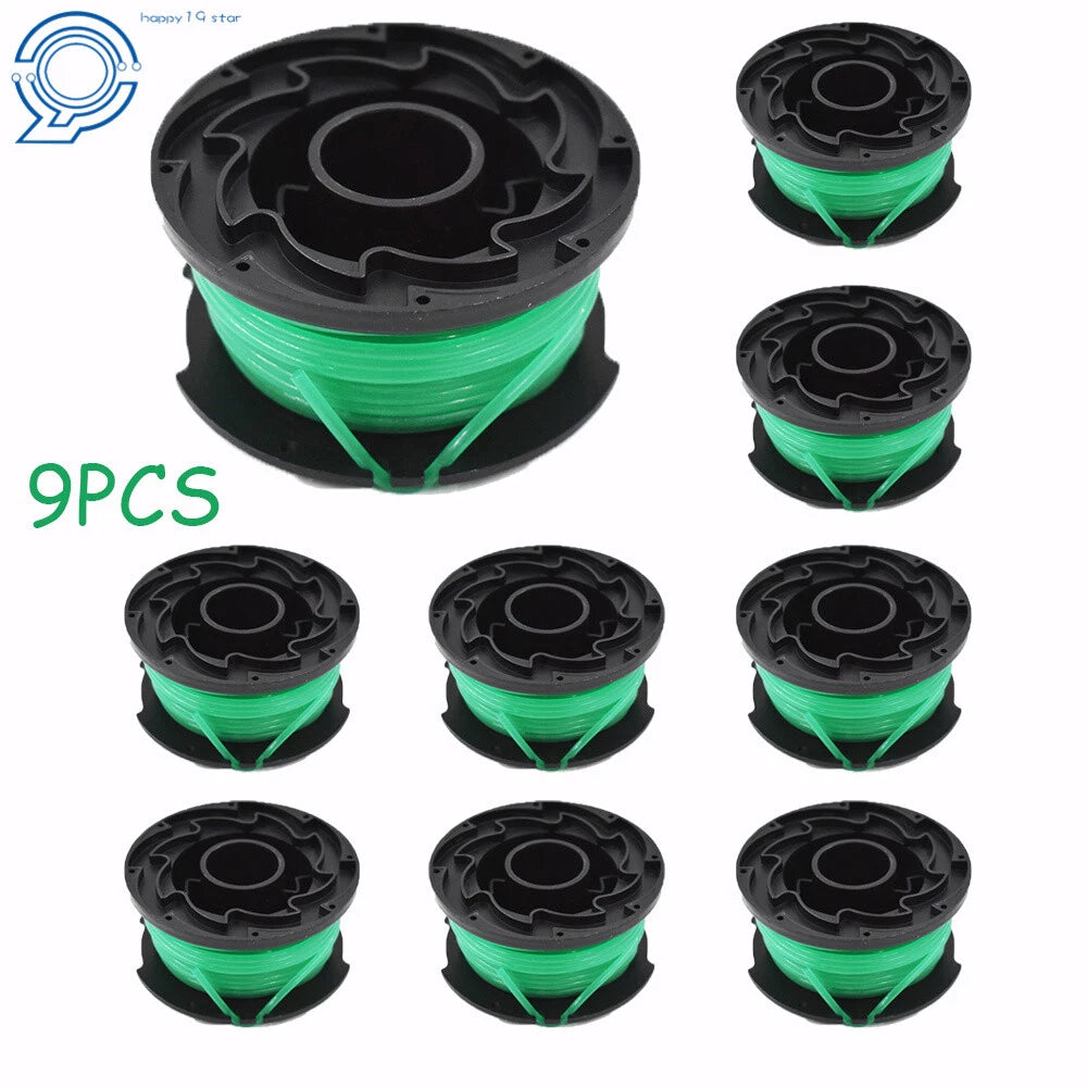 9 Pack Spool Line for Black & Decker String Trimmer (SF-080)
