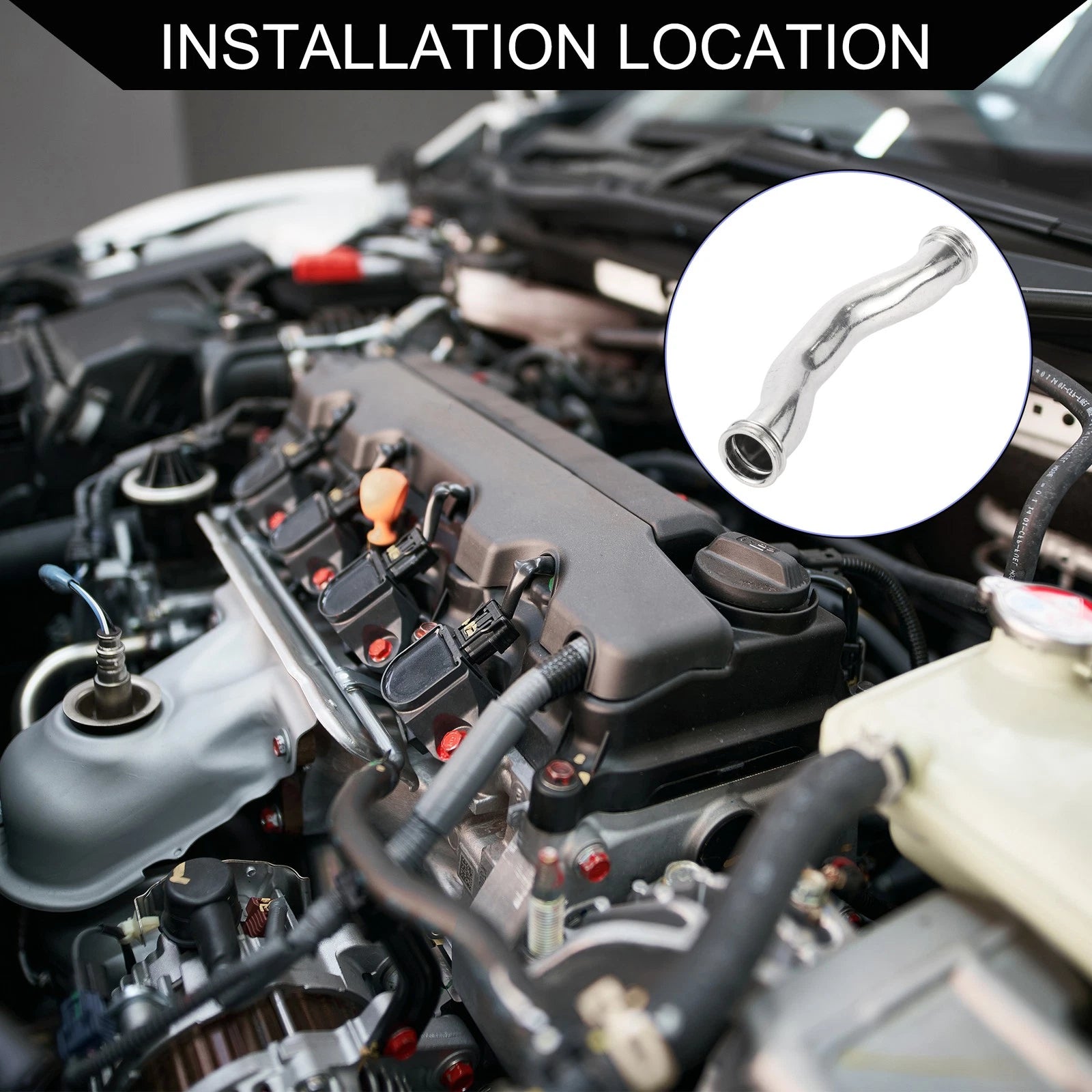 Radiator Hose for Buick LaCrosse (2011–2016) No. 90537356, Metal