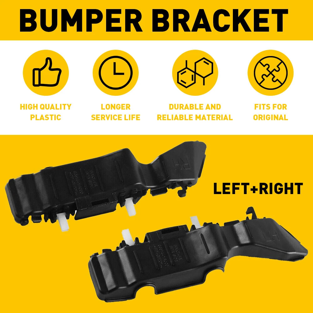 Set of 2 Bumper Support Bracket Retainers for Hyundai Accent (2012-2017)