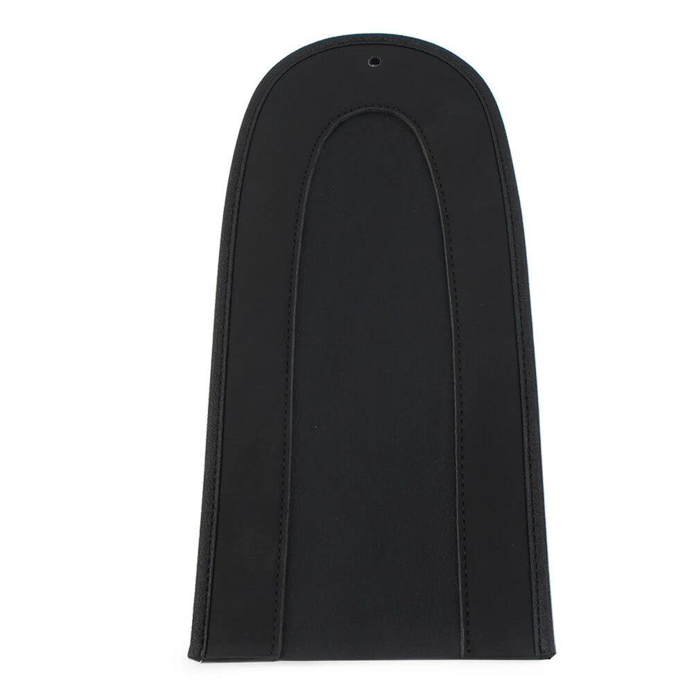 Black Leather Rivet Rear Fender Bib Solo Seat for Harley Softail (2018–2020)