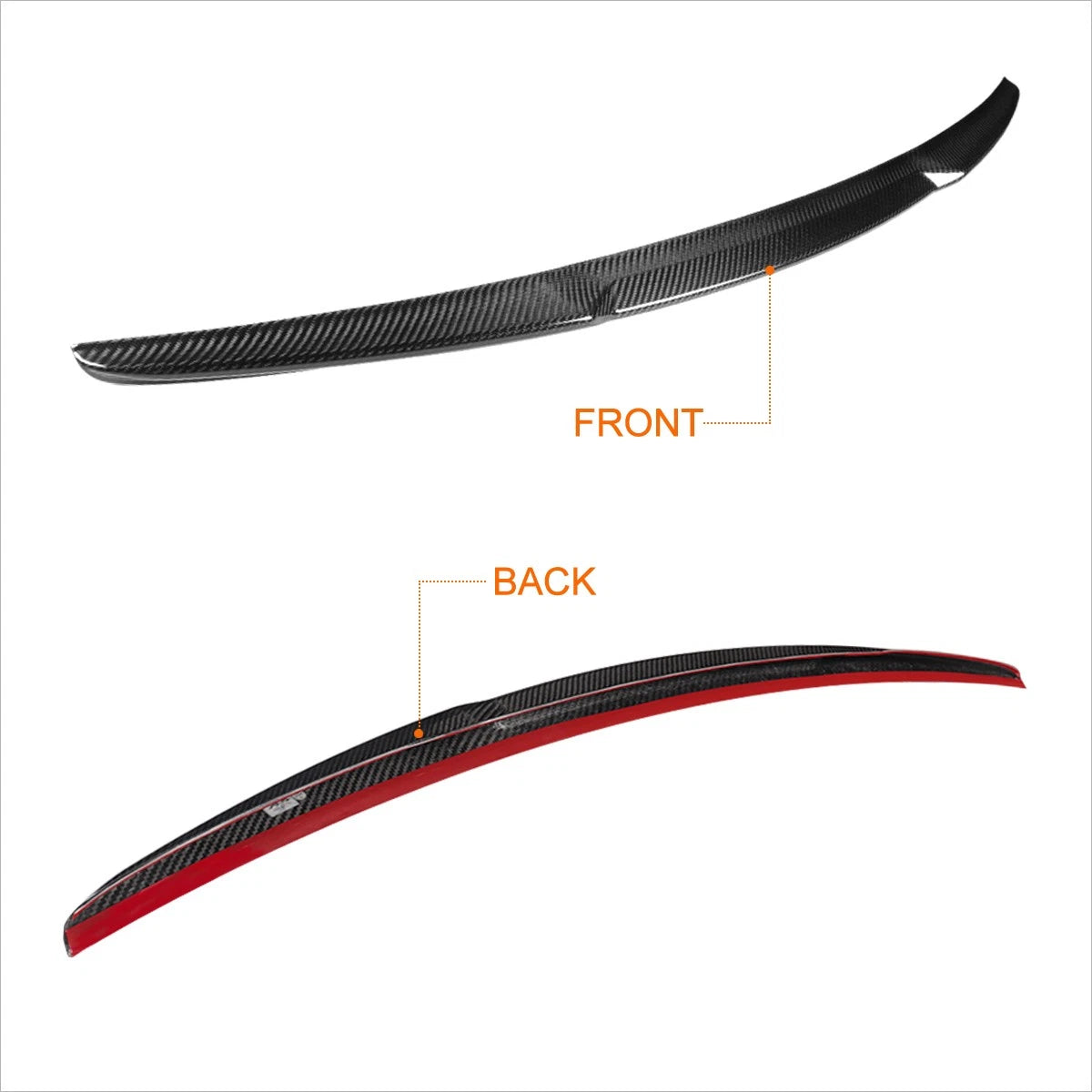 Carbon Fiber V-Style Rear Trunk Lid Spoiler for Audi A5 Quattro (2008–2016)