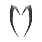 Carbon Look Rear Bumper Side Fin Canards Splitter for Mazda MX-5 Miata (2016–2023)