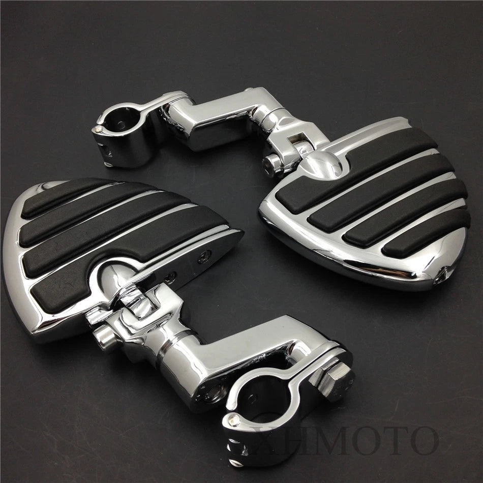 1.5" Wing Footpegs Male Mount Clamps for Honda GoldWing GL1100 GL1200 GL1500 GL1800