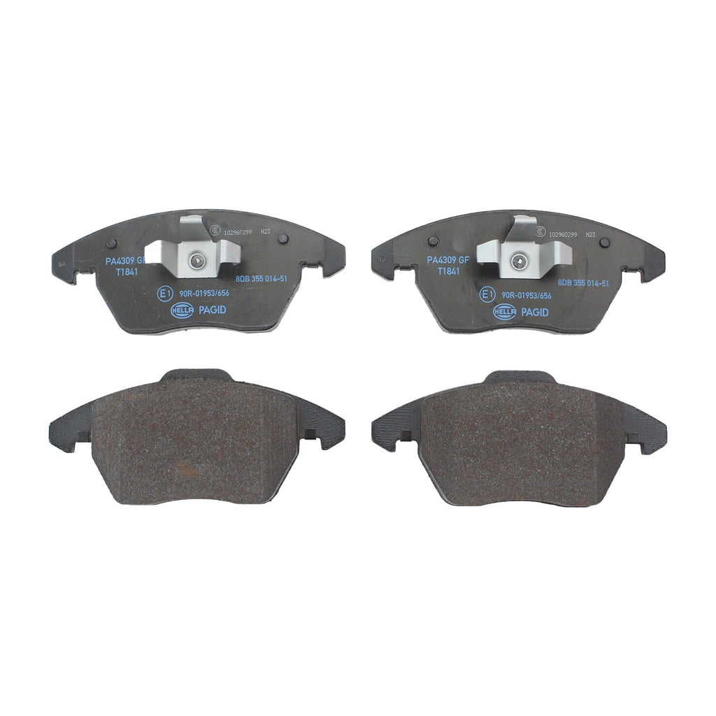 DuraGo Front Rotors & Low-Met Brake Pads Kit for Audi A3 VW Golf Jetta (2013–2016)