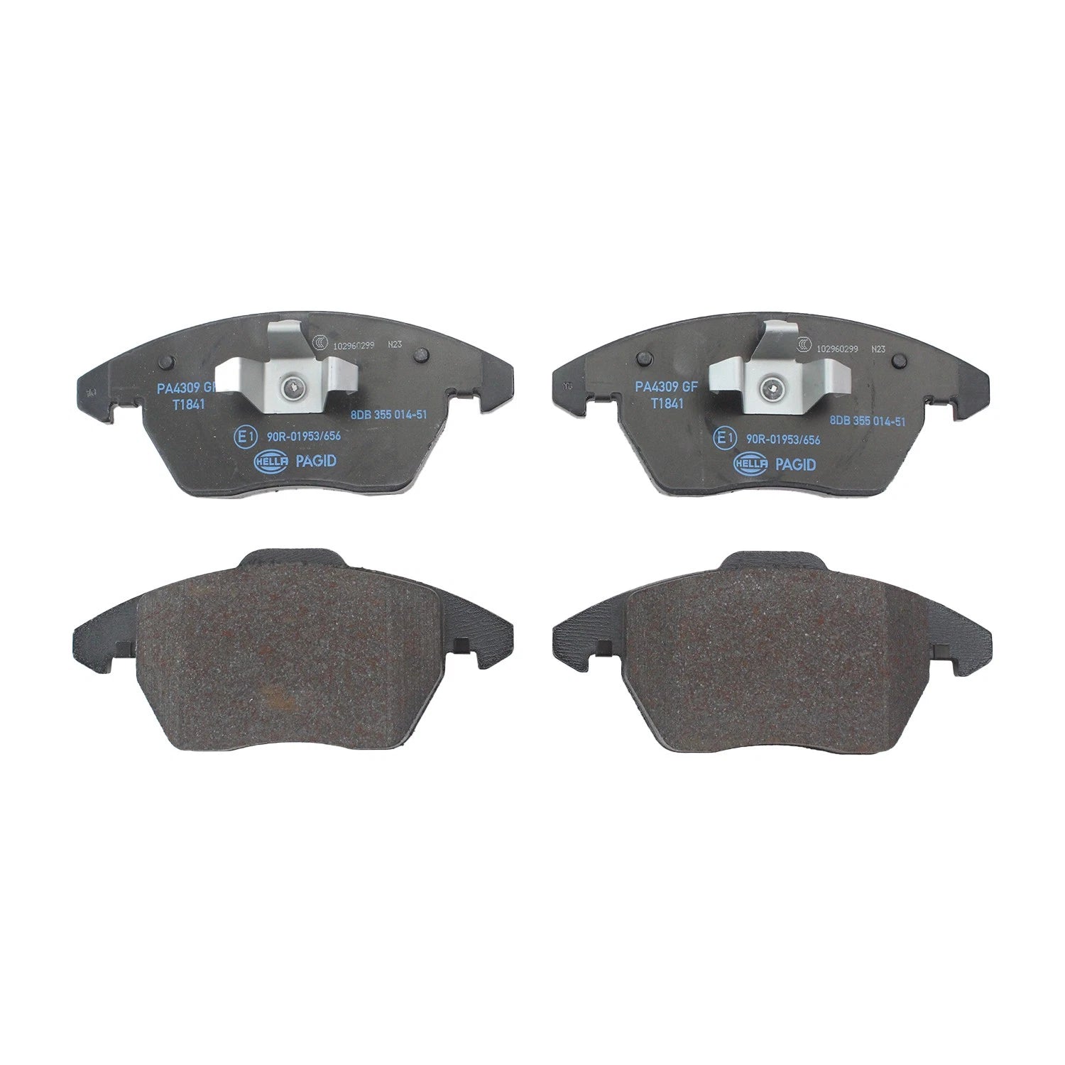 DuraGo Front Rotors & Low-Met Brake Pads Kit for Audi A3 VW Golf Jetta (2013–2016)