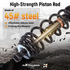 2X Front Coilover Shocks Absorber Kit for Can Am Defender HD8 HD5 (2017–2021)