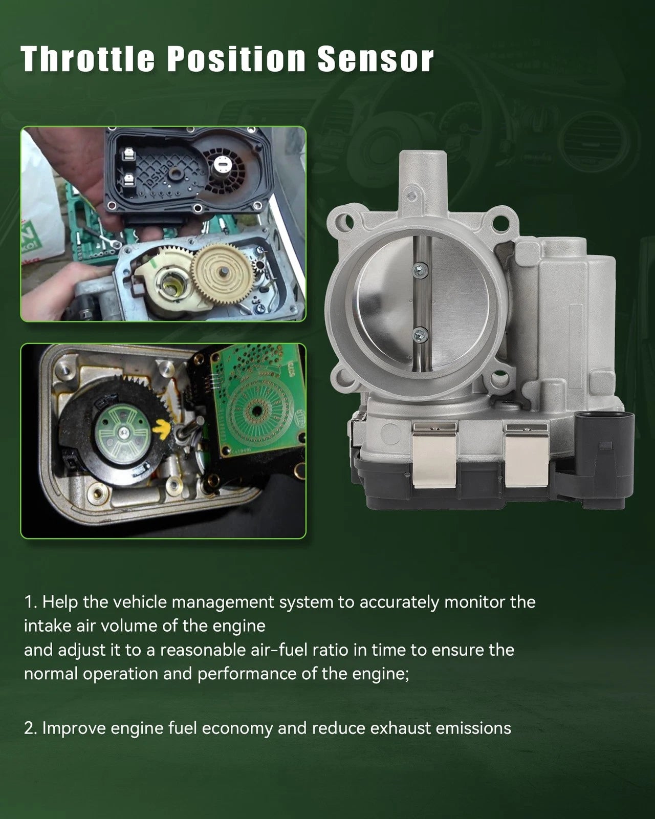 Throttle Body for Volkswagen Jetta 1.4L (2013–2018) 03F133062B