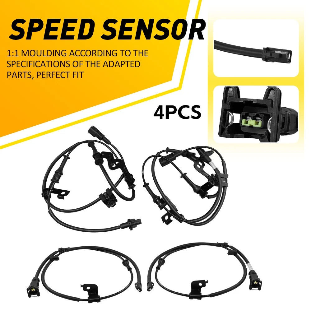 4X ABS Wheel Speed Sensor for Kia Soul (2014–2019), Soul EV (2015–2019)