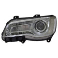 Replacement Chrome Driver Halogen Headlight Assembly for 2015-17 Chrysler 300