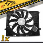 Cooling Fan Assembly with Brushless Motor for Mercedes-Benz S350 S500 (2000–2006)