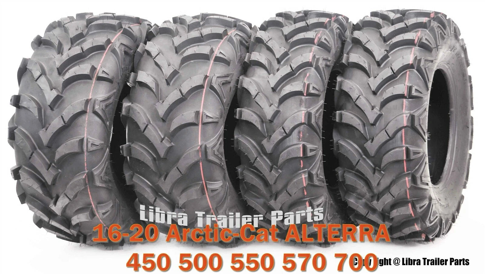 25X8X12 25X10X12 ATV Mud Tires for Arctic Cat Alterra 450 500 550 570 700 (2016–2020)