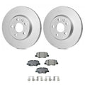Set of 2 Bosch QuietCast Rear Rotors & Akebono ProACT Pads for Mazda 6 (2003–2021)